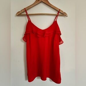 Mossimo Red Ruffle Camisole
